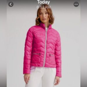 CRO chevron puffer with down